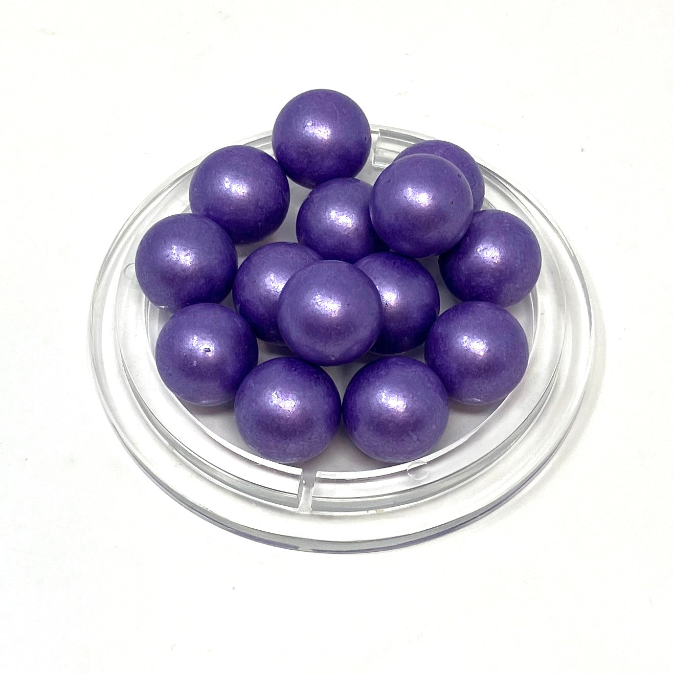 ビー玉 186 メタリック 紫 16mm 1個