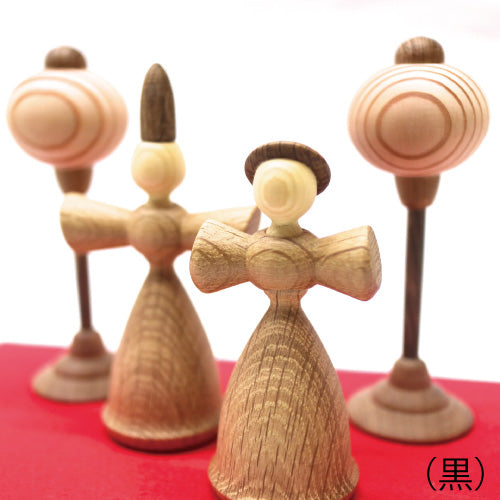 【ろくろ細工の三浦木地 ：雛人形】立ちひなセット