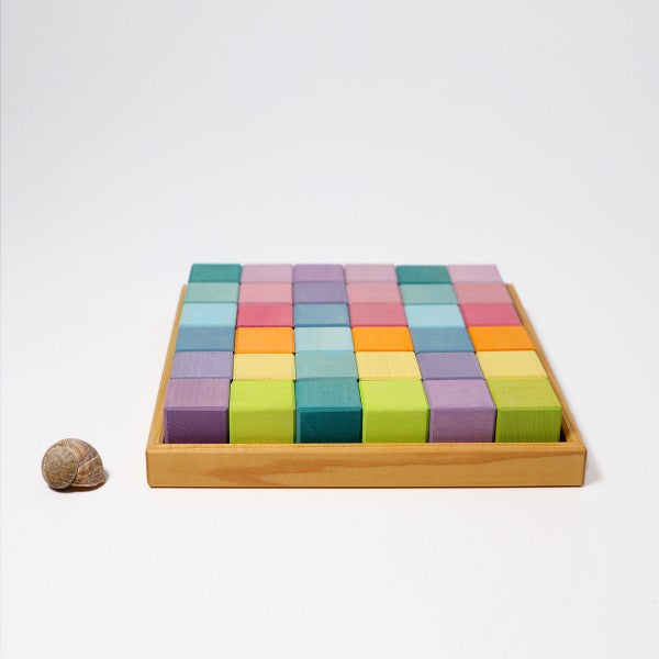 グリムス  にじのキューブパステル・小・36pcs
